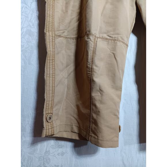 Lane Bryant Tan Ripstop Cropped Pants Size 18 - Picture 5 of 14